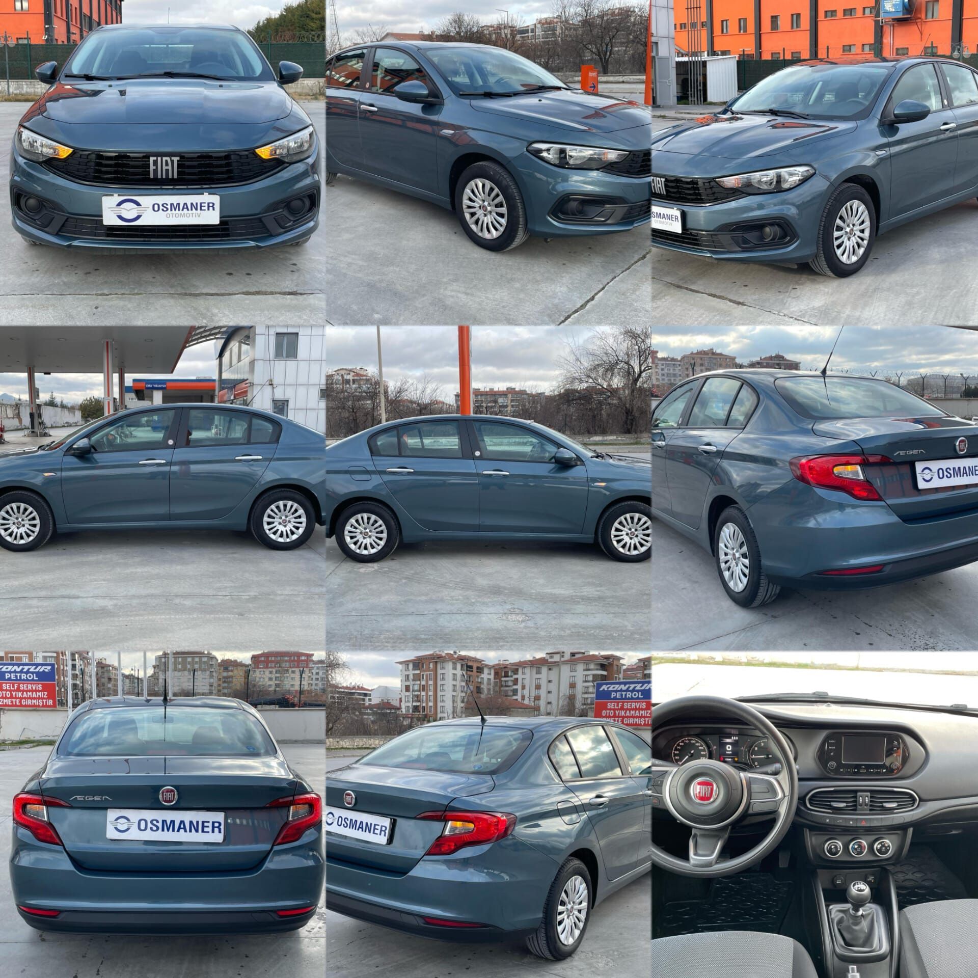 _OSMANER_ 2023 FİAT EGEA 1.4 EASY 1.4 FİRE 95BG BOYASIZ